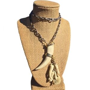 Vtg Large Charm Necklace